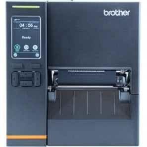 Brother TJ-4121TN Desktop Direct Thermal/Thermal Transfer Printer - Monochrome - Label/Receipt Print - USB - Serial