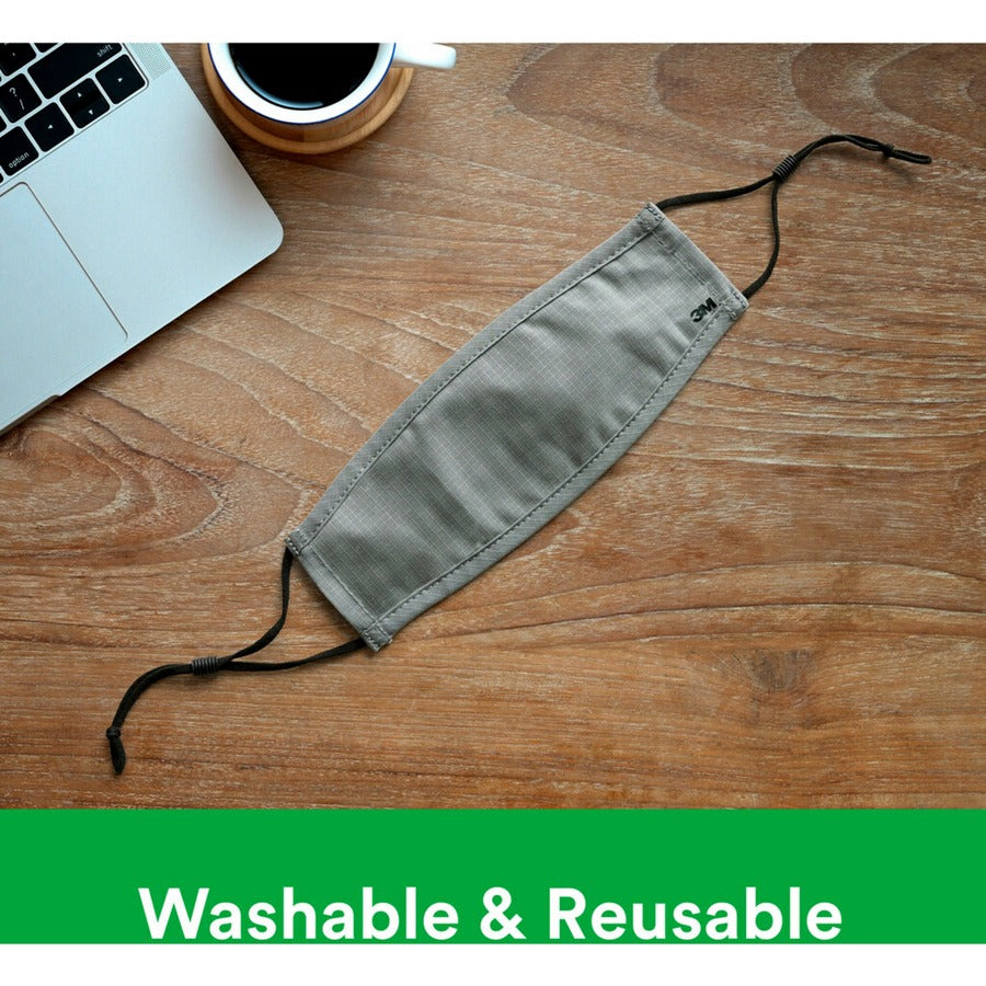 12 5PK ADJUSTABLE GRAY CLOTH