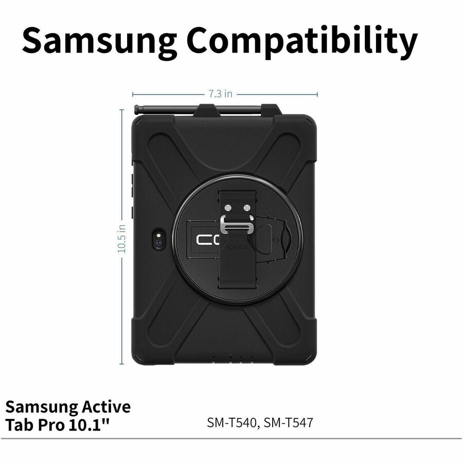 CODi Rugged Case for Samsung Galaxy Tab Active Pro 10.1" & Tab Active4 Pro (SM-T540/545/547/630)