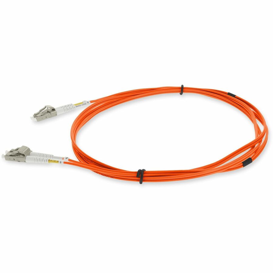 AddOn 3m LC (Male) to LC (Male) Orange OM3 Duplex Fiber OFNR (Riser-Rated) Patch Cable