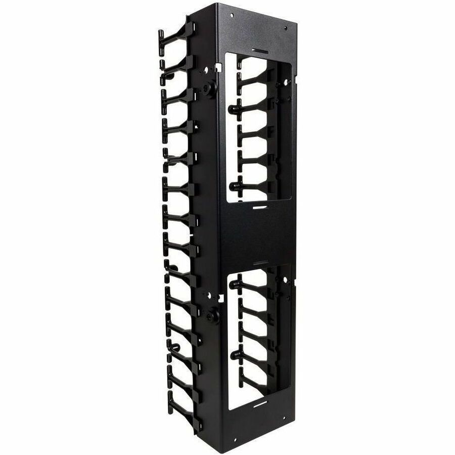 2 POST RACK 25U BLACK