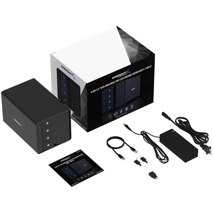 USB 3.2 4-BAY 3.5 SATA HARD