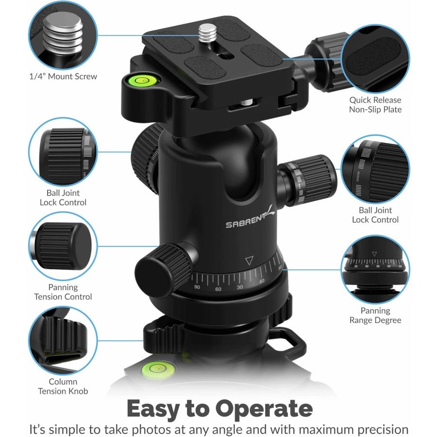 62 INCH TRIPOD. 360 DEGREE