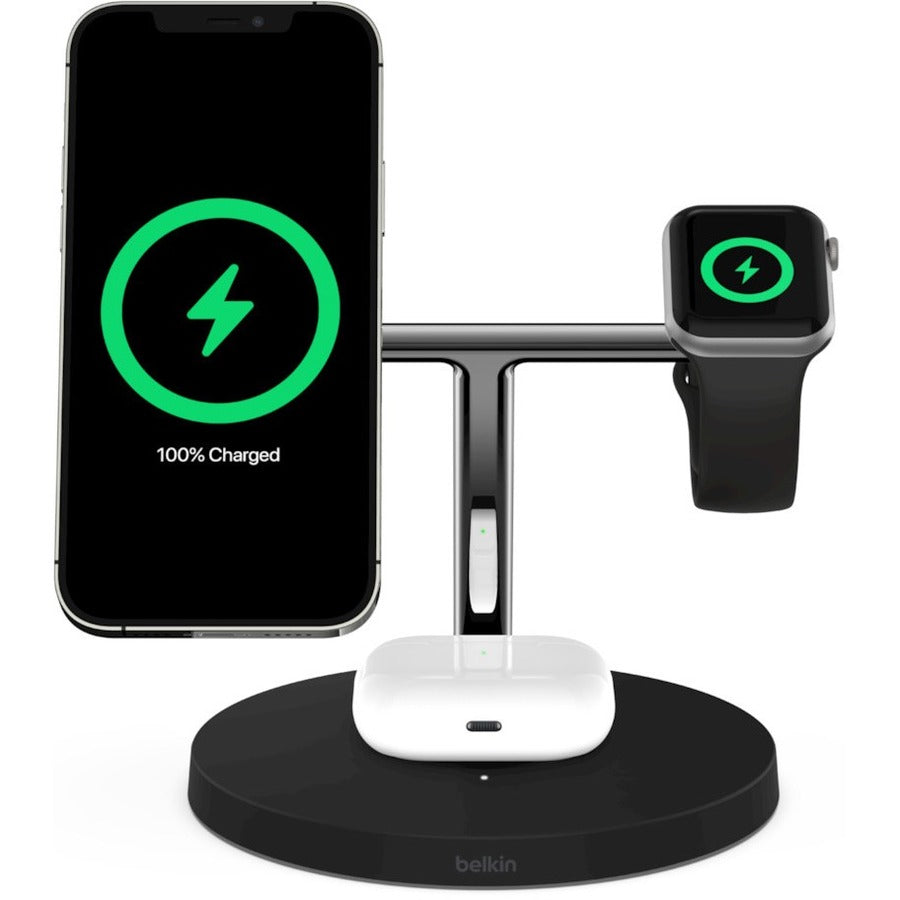 Belkin BoostCharge Pro 3-in-1 Wireless Charger with MagSafe 15W