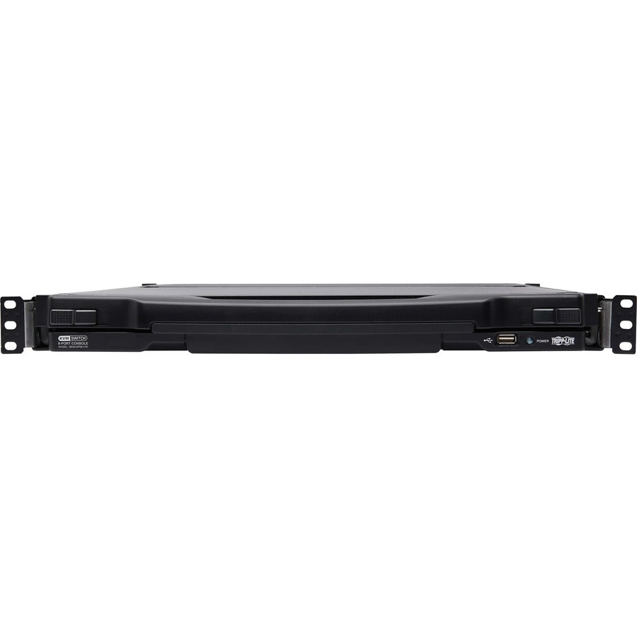 Eaton Tripp Lite Series 8-Port NetDirector DisplayPort KVM Switch Console with 17 in. LCD, Dual Rail, 1U Rack-Mount, TAA