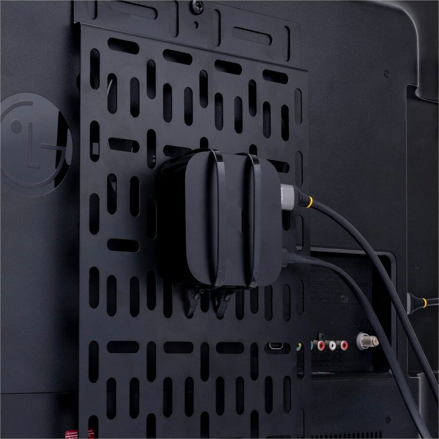 StarTech.com Universal TV Accessory Mount - Adjustable Behind TV or Wall Mount - Media Players/Router/AV Extenders/Apple TV - 11lb (5kg)