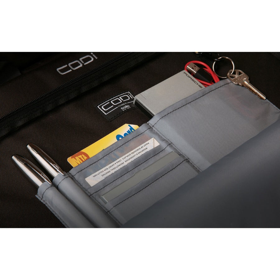 CODi Terra 100% Recycled Grey 15.6" Briefcase Hybrid with Antimicrobial Coating