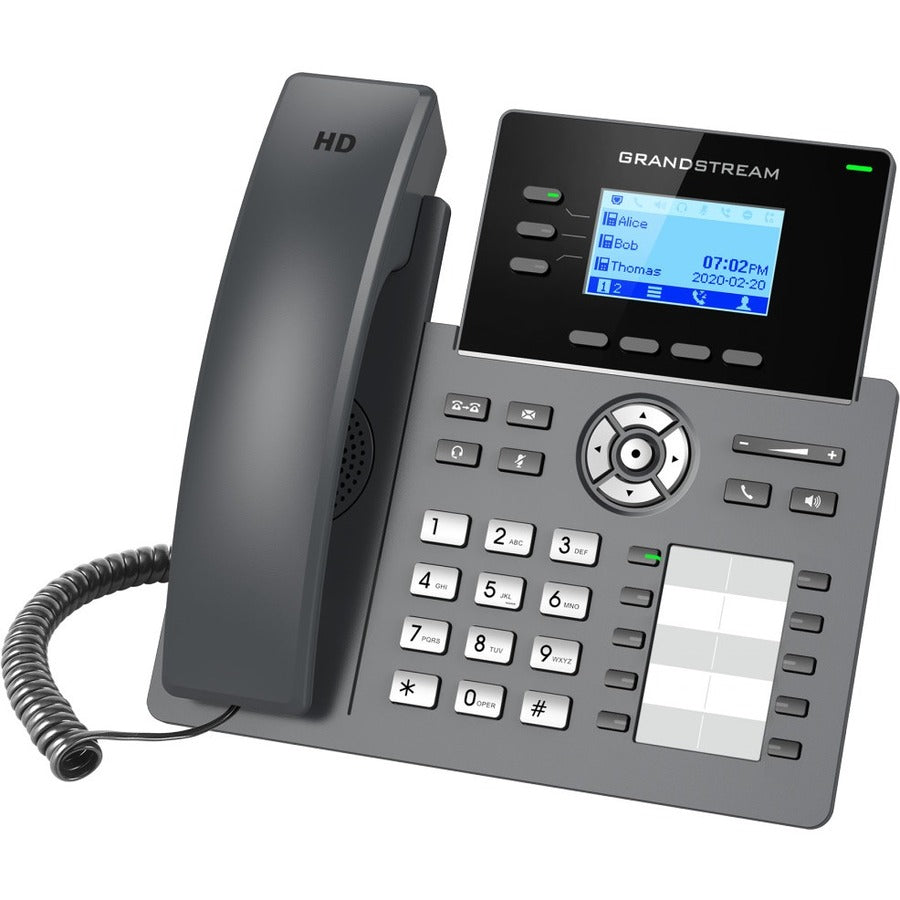 Grandstream GRP2604 IP Phone - Corded - Corded - Wall Mountable, Desktop