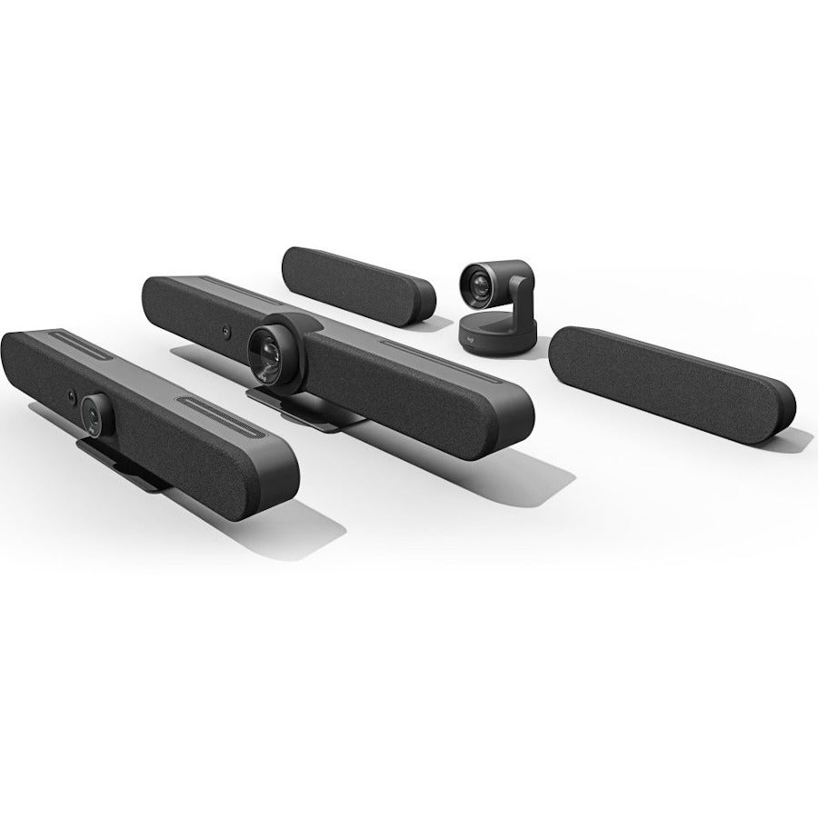 Logitech Rally Bar All-In-One Video Bar for Medium and Large Rooms, Graphite
