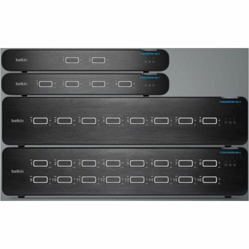 Belkin Universal 2nd Gen Secure KVM Switch, 4-Port Dual Head w/ CAC