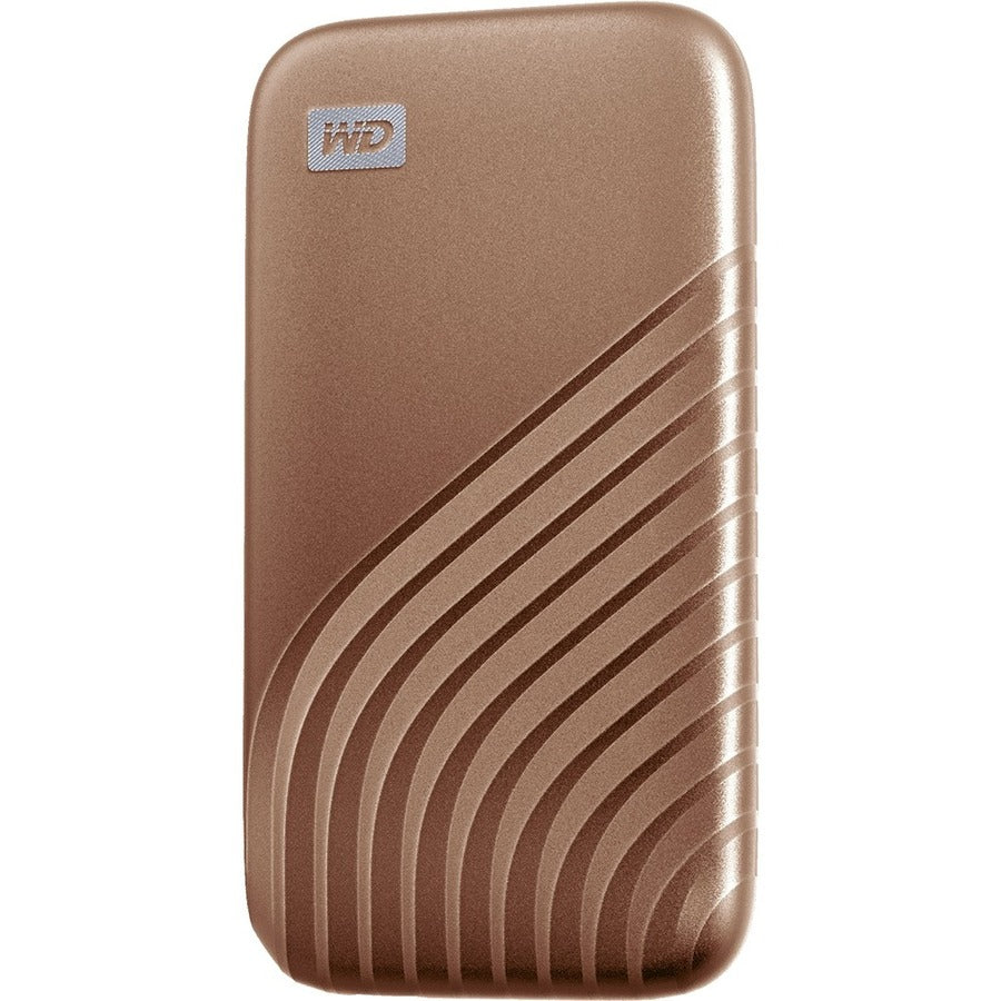 WD My Passport WDBAGF0020BGD-WESN 2 TB Portable Solid State Drive - External - Gold
