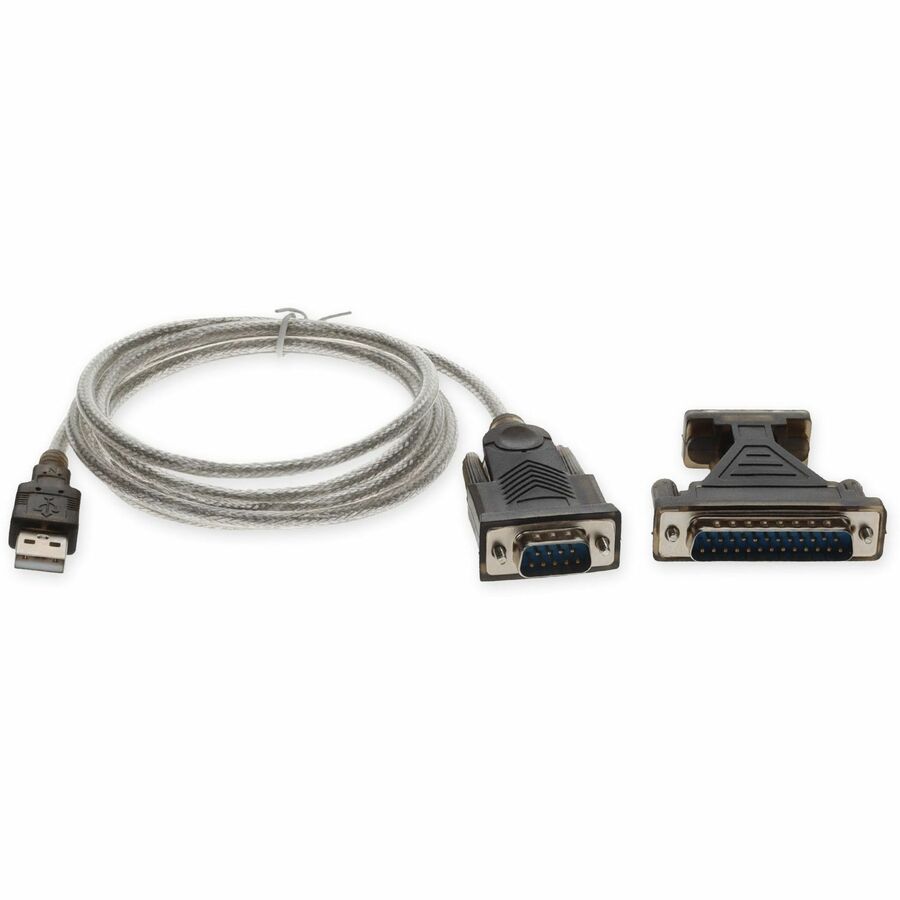 5ft USB-A 2.0 Male to DB-25 Male Adapter Cable