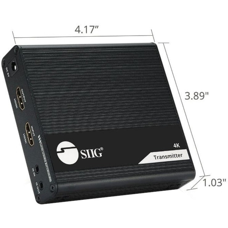 SIIG ipcolor 4K HDMI 2.0 Extender with IR, HDR and ARC