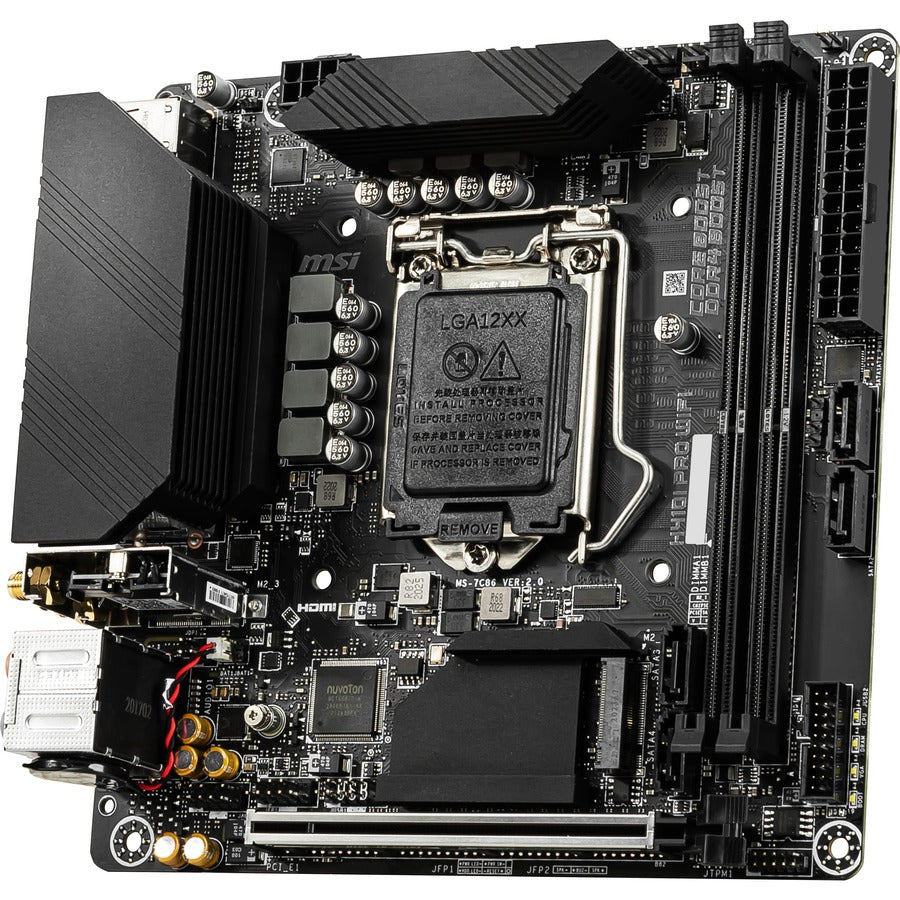 MSI H410I PRO WIFI ITX Motherboard support Intel LGA CPU