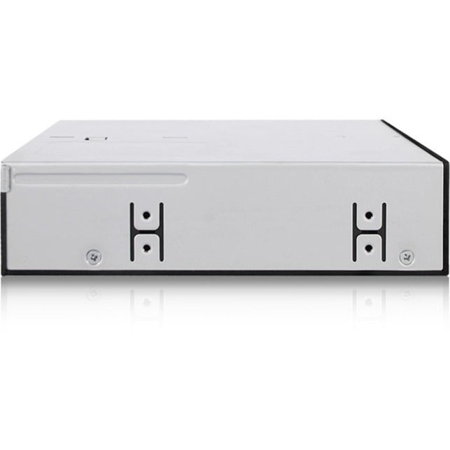 Icy Dock FlexiDOCK MB095SP-B Drive Enclosure for 5.25" SATA/600 - Serial ATA/600 Host Interface Internal - Black, Silver