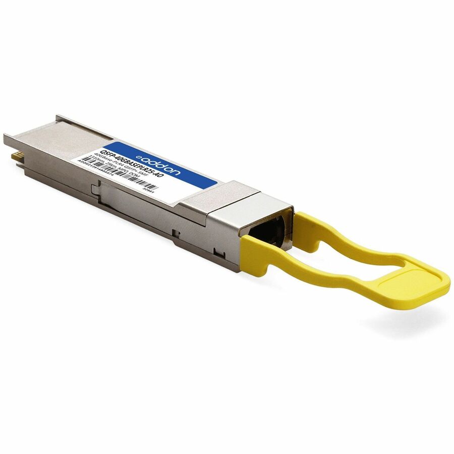 AddOn MSA and TAA 40GBase-PLR4 QSFP+ Transceiver (SMF, 1310nm, 25km, MPO, DOM)