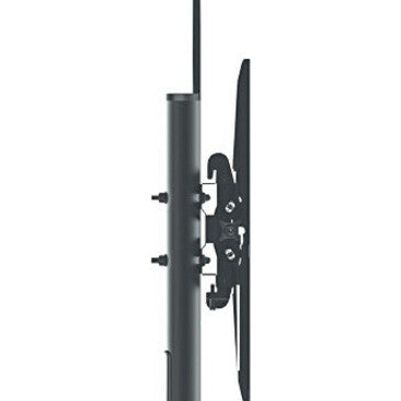 Manhattan TV & Monitor Mount, Trolley Stand, 1 screen, Screen Sizes: 37-65" , Black, VESA 200x200 to 600x400mm, Max 40kg, LFD, Lifetime Warranty