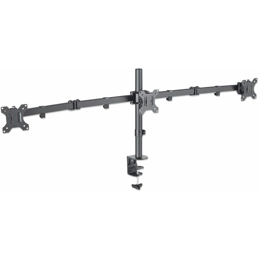 Manhattan 461658 Desk Mount for LCD Monitor, Display, Monitor - Black