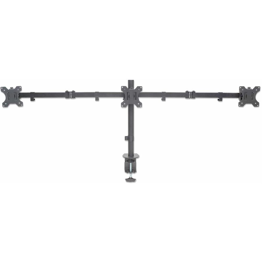 Manhattan 461658 Desk Mount for LCD Monitor, Display, Monitor - Black