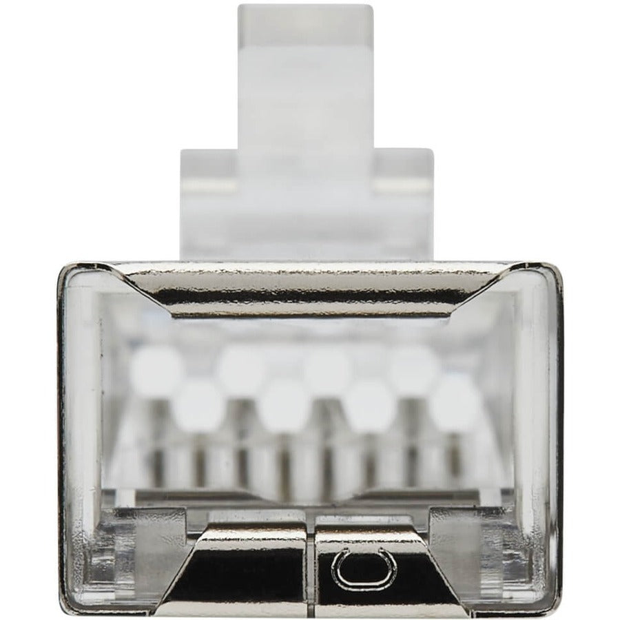 Eaton Tripp Lite Series Cat6 RJ45 Pass-Through FTP Modular Plug, 50 Pack, TAA