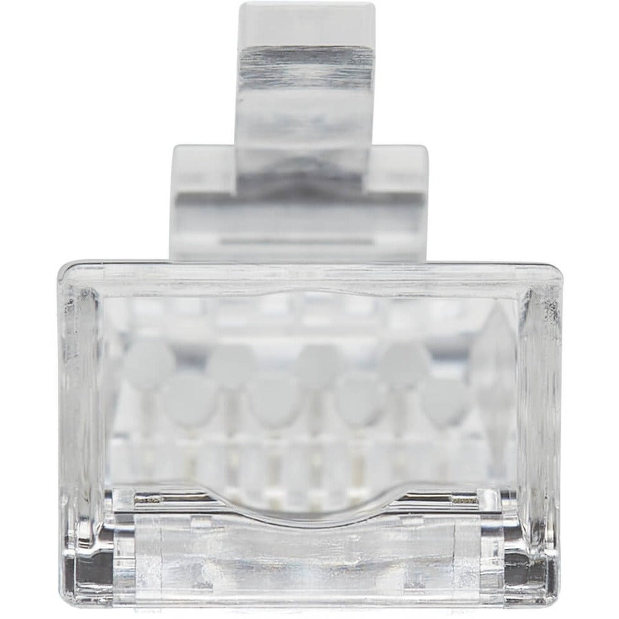 Eaton Tripp Lite Series Cat6 RJ45 Pass-Through UTP Modular Plug, 100 Pack, TAA