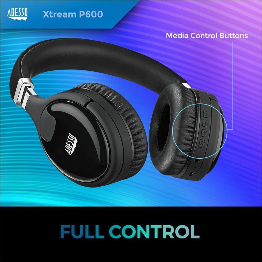 Xtream P600 - Bluetooth active noise cancellation headphone with built in microphone