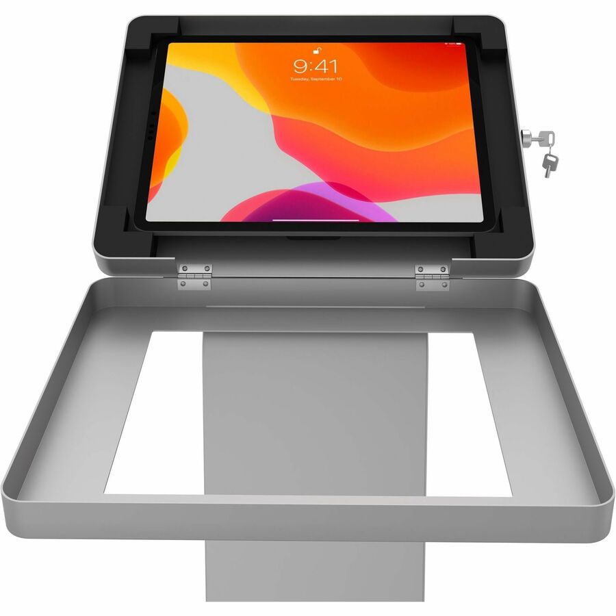 CTA Premium Locking Floor Stand Kiosk for, iPad Gen. 5 & 6, and More