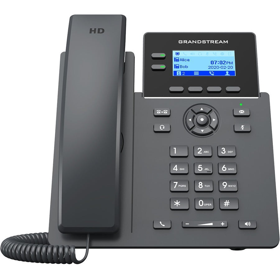 Grandstream GRP2602W IP Phone - Corded - Corded/Cordless - Wi-Fi - Wall Mountable, Desktop