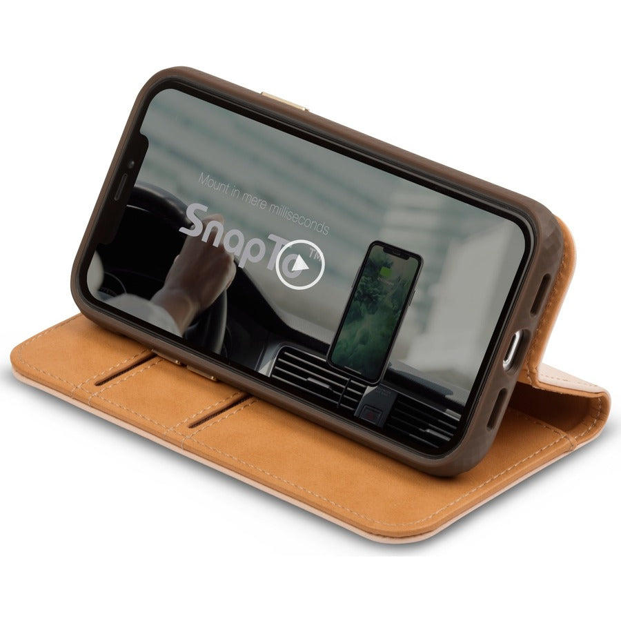 Moshi Overture Carrying Case (Wallet) Apple iPhone 12, iPhone 12 Pro Smartphone - Luna Pink