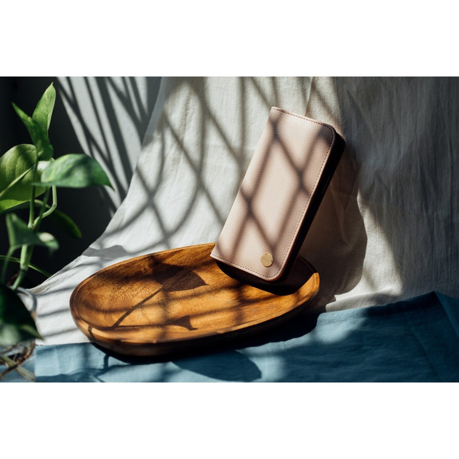 Moshi Overture Carrying Case (Wallet) Apple iPhone 12, iPhone 12 Pro Smartphone - Luna Pink