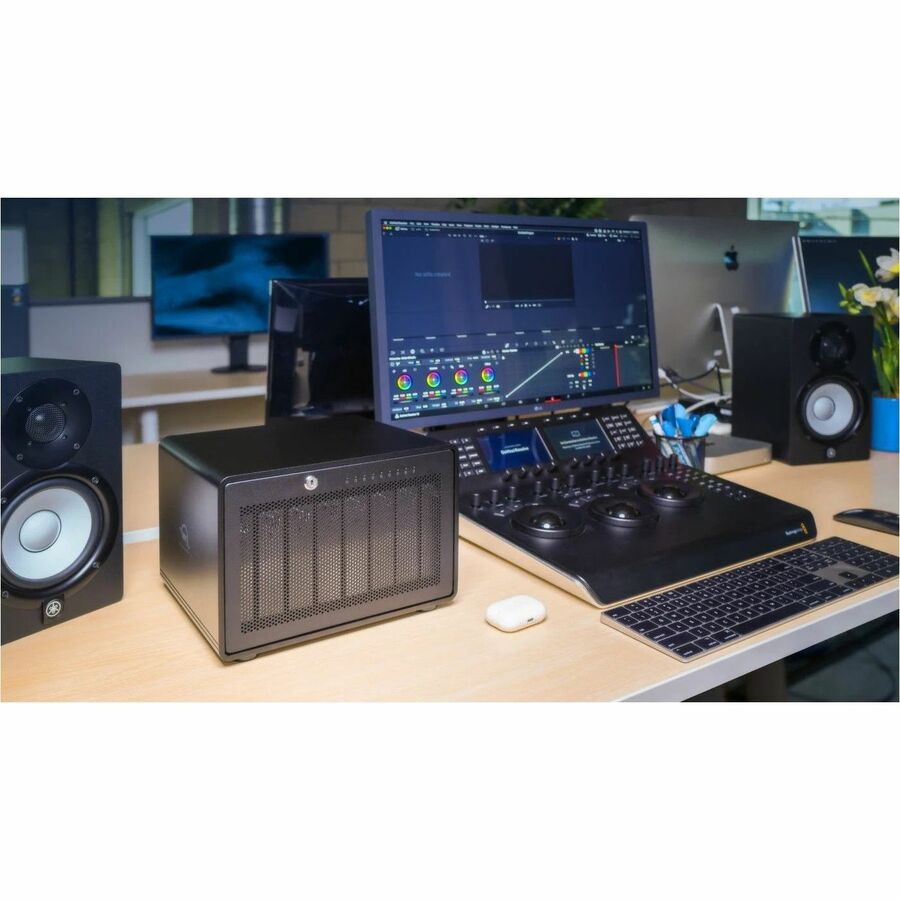 OWC 128TB ThunderBay 8 Thunderbolt (40Gb/s) Enterprise Drive RAID Storage Solution With SoftRAID