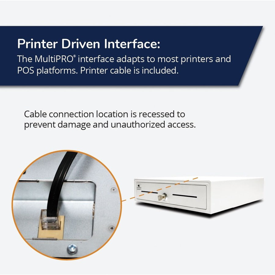 ARLO CASH DRAWER WHITE 16