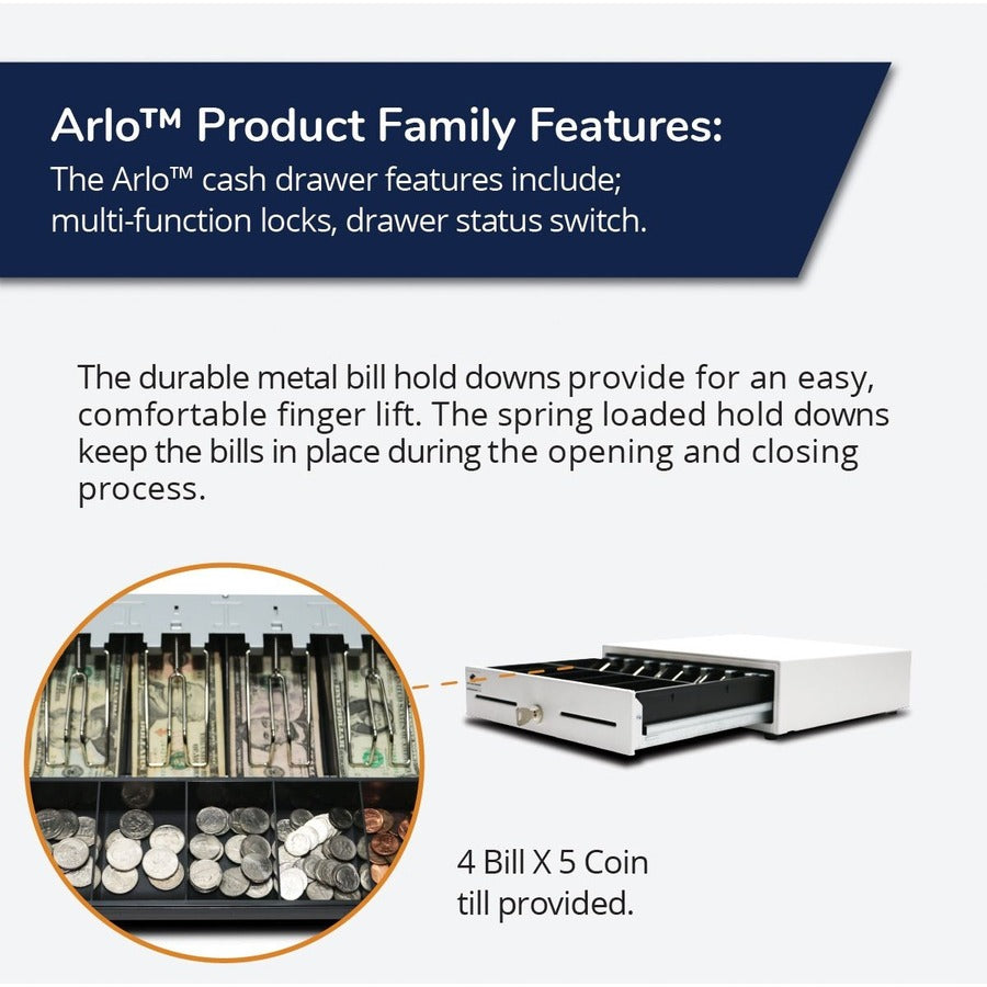 ARLO CASHDWR 1313 WHT 24V