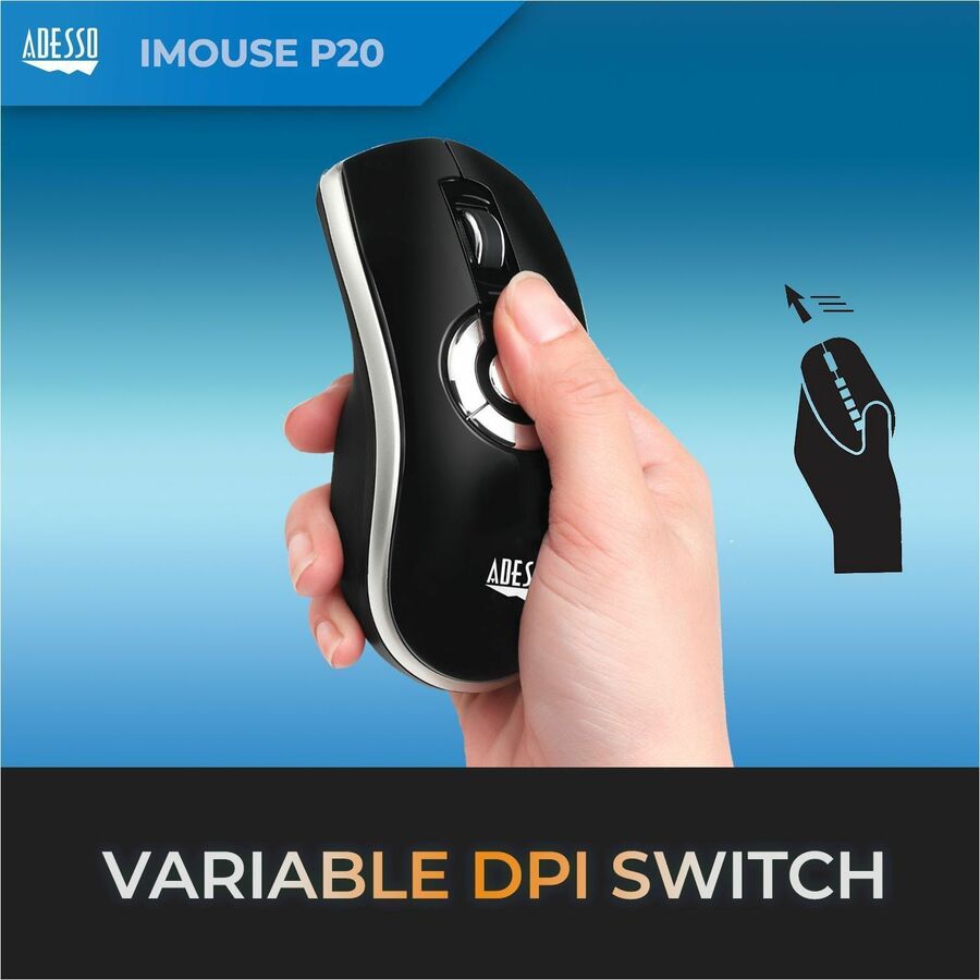 Adesso Wireless presenter mouse (Air Mouse Elite)