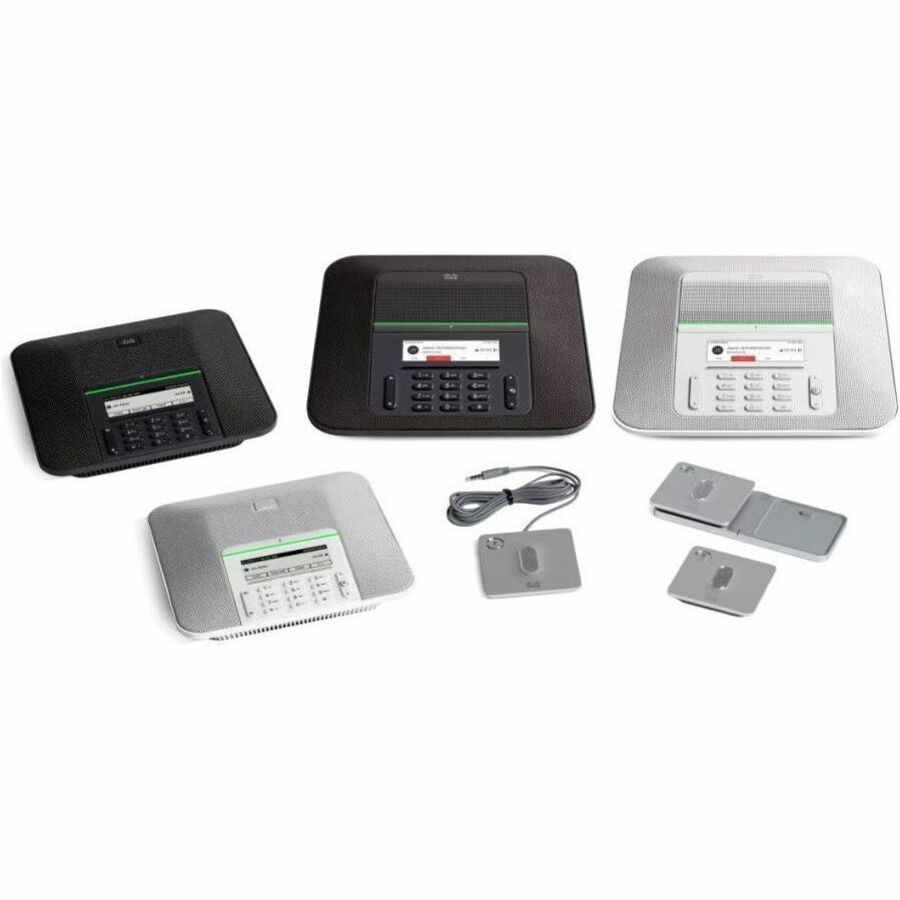 Cisco 8832 IP Conference Station - Refurbished - Corded - Charcoal Black, Charcoal Gray