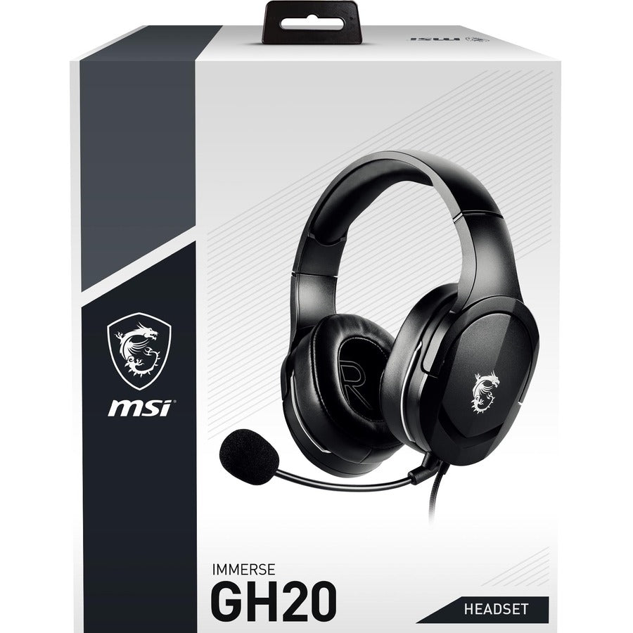 Auriculares para juegos MSI Immerse GH20 con micrófono