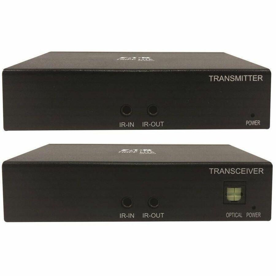 Eaton Tripp Lite Series HDMI over Cat6 Extender Kit, Transmitter and Receiver with Repeater, 4K 60Hz, 4:4:4, IR, HDR, PoC, 230 ft., TAA