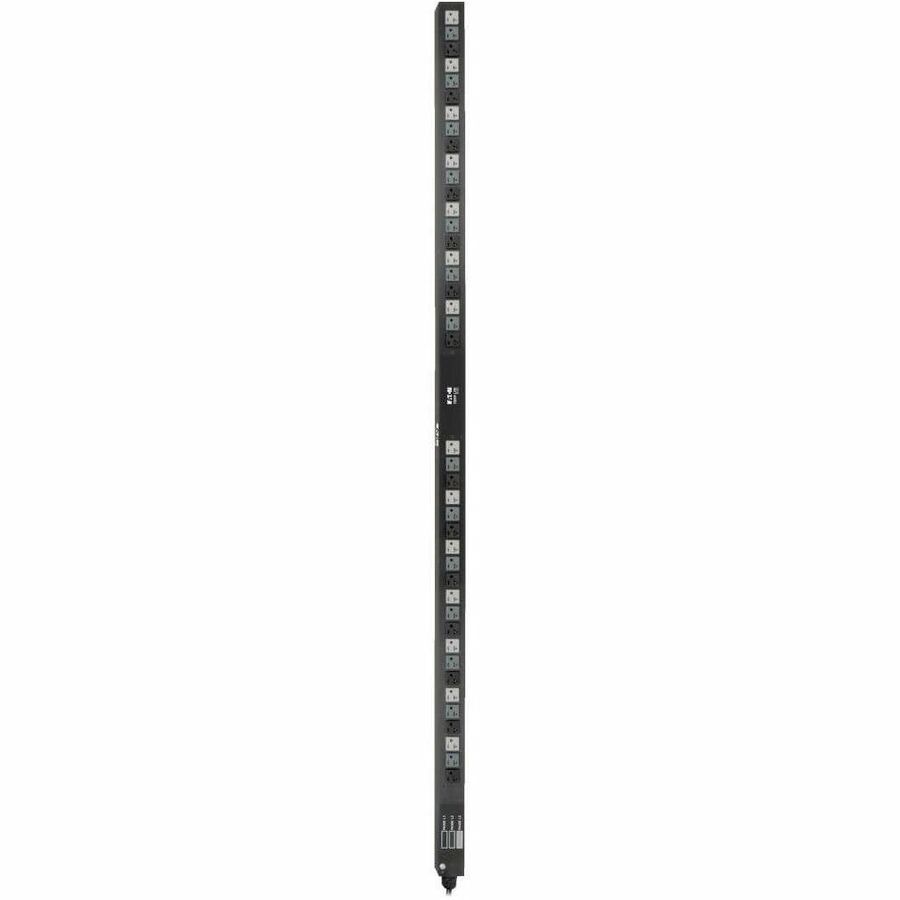 Eaton Tripp Lite Series 5.7kW 3-Phase Basic PDU - 42 NEMA 5-15/20R 120V Outlets, 208V L21-20P Input, 6 ft. Cord, 70 in. 0U Rack