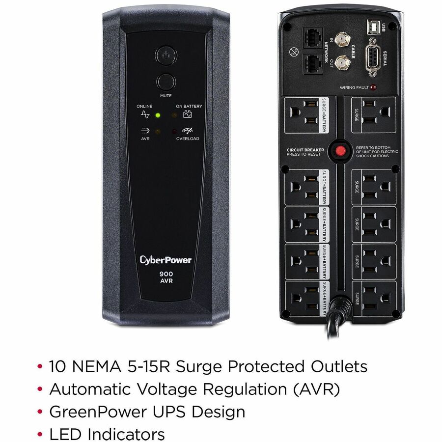 CyberPower CP900AVR AVR UPS Systems