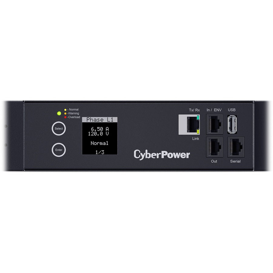 CyberPower PDU33103 3 Phase 120 - 208 VAC 20A Monitored PDU