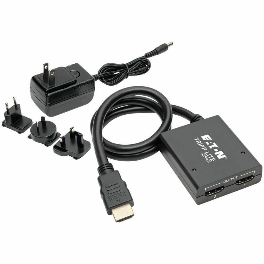 Eaton Tripp Lite Series 2-Port HDMI Splitter - UHD 4K, International AC Adapter