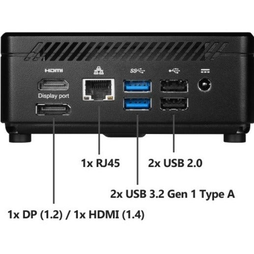 MSI Cubi 5 10M-206US Gaming Desktop Computer - Intel Core i3 10th Gen i3-10110U - 8 GB - 1 TB HDD - Mini PC