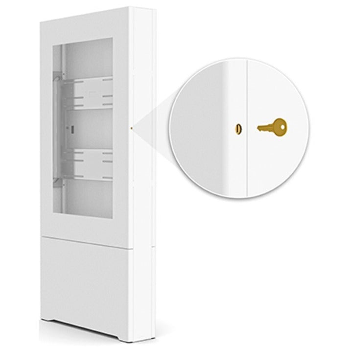 40 PORTRAIT FLOOR KIOSK WHITE