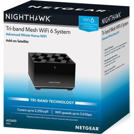 Netgear Nighthawk MS80 802.11ax 3.52 Gbit/s Wireless Range Extender