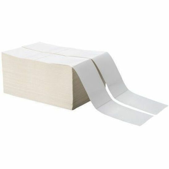 Brother 4in x 6in White Premium Direct Thermal Paper Labels, Die-Cut Fanfold