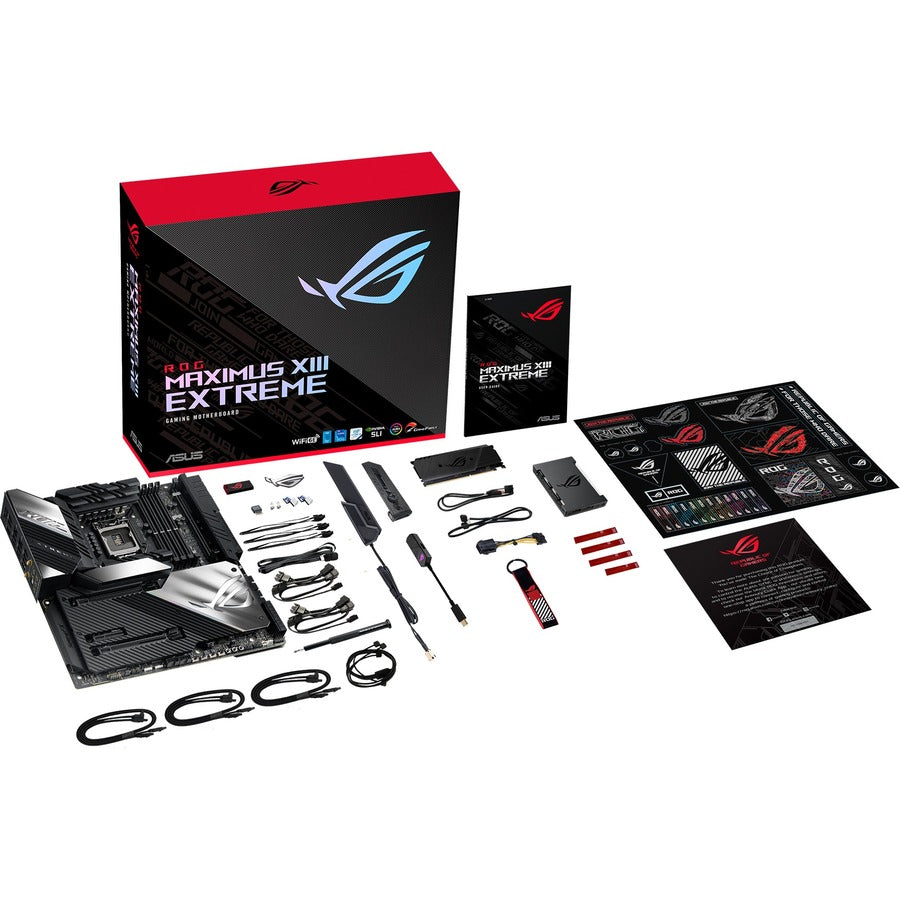Asus ROG Maximus XIII Extreme Desktop Motherboard - Intel Z590 Chipset - Socket LGA-1200 - Intel Optane Memory Ready - Extended ATX