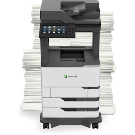 Lexmark MX822adxe Laser Multifunction Printer - Monochrome - TAA Compliant