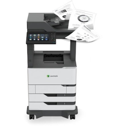 Lexmark MX822adxe Laser Multifunction Printer - Monochrome - TAA Compliant
