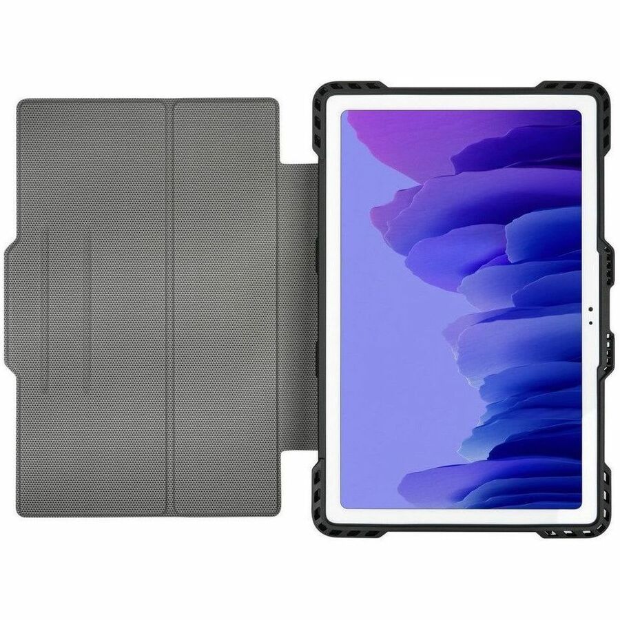 Targus Pro-Tek THZ888GL Carrying Case (Folio) for 10.4" Samsung Galaxy Tab A7 Tablet - Black/Charcoal