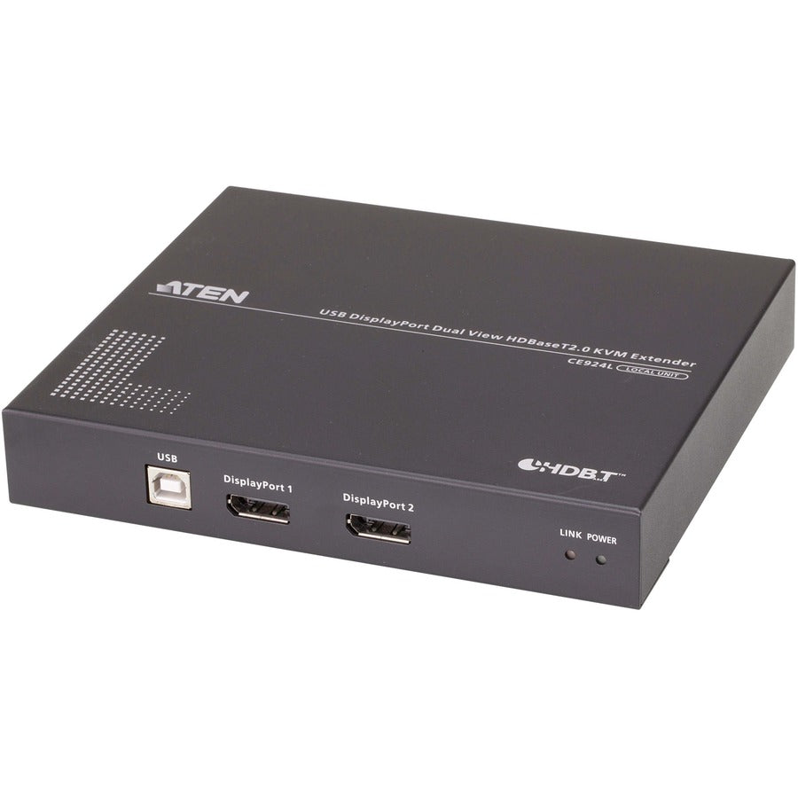 ATEN USB DisplayPort Dual View HDBaseT 2.0 KVM Extender (4K@100m for Single View)
